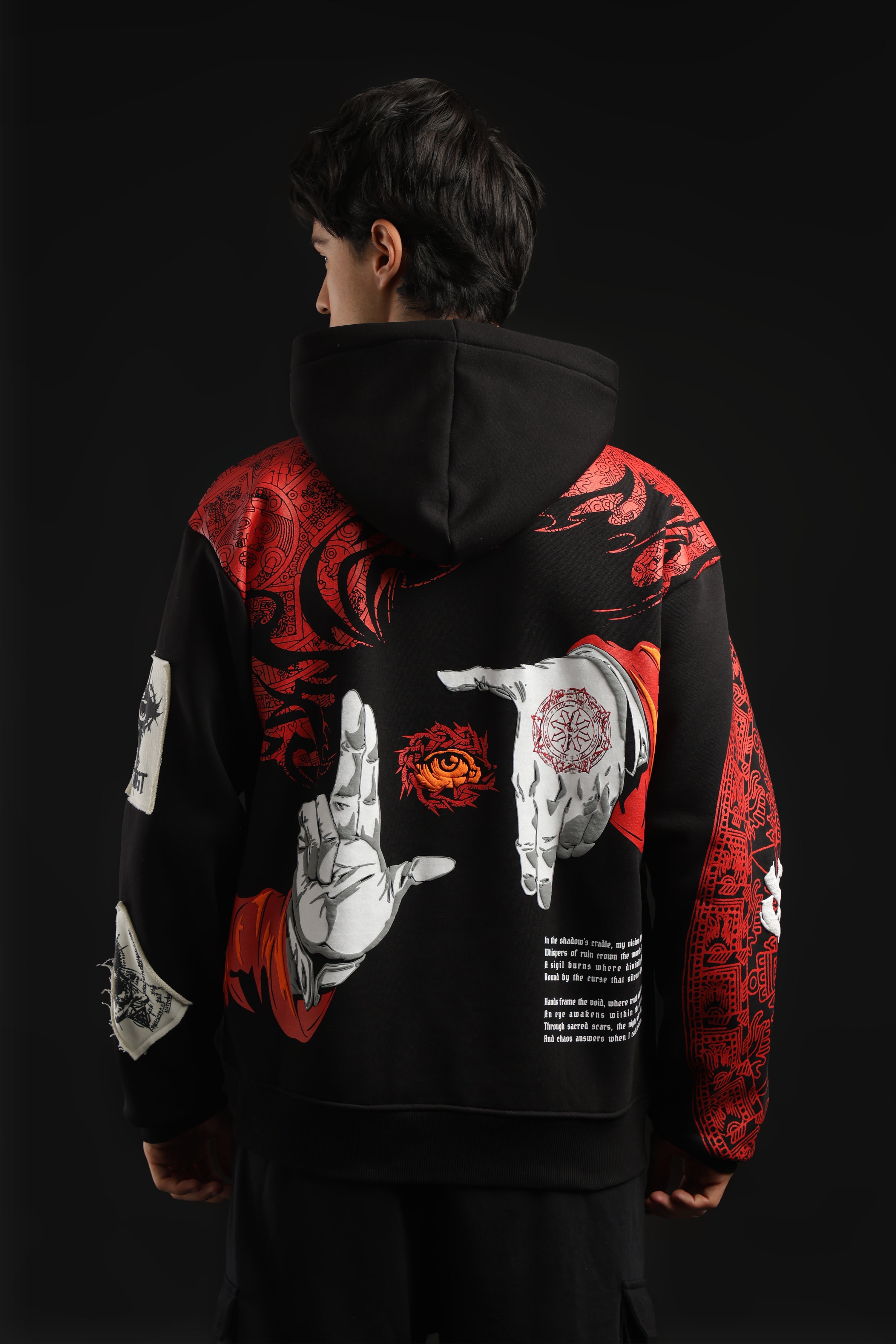 how 和田颯 Hoodie 001 RAKTAVEDA HOODIE – Ghamand